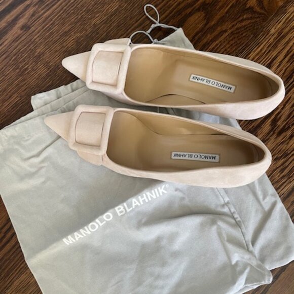 Manolo Blahnik Maysale Pump 50 - BRAND NEW - Size 39.5 EU (9US/8.5US) - Picture 9 of 15